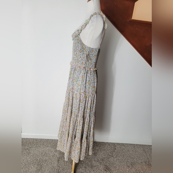 Astr the label midsummer floral smocked tiered dress‎ Size M - Picture 6 of 7